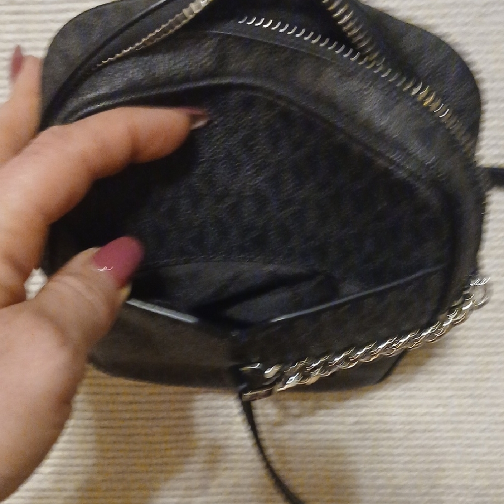 Michael Kors Gray and Black Messenger Bag - Picture 9 of 15